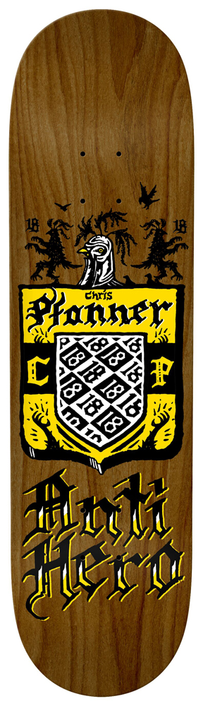 Deck Anti Hero Pfanner Coat Of Arms 8,40 Deck Anti Hero Pfanner Coat Of Arms 8,40