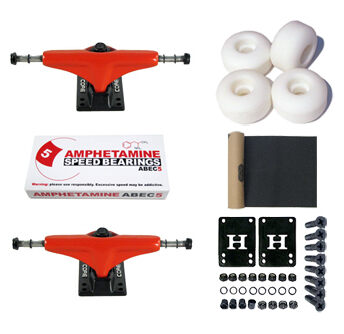 Core Trucks Skateboard Axles Set Red 5.0 Core Trucks Skateboard Axles Set Red 5.0