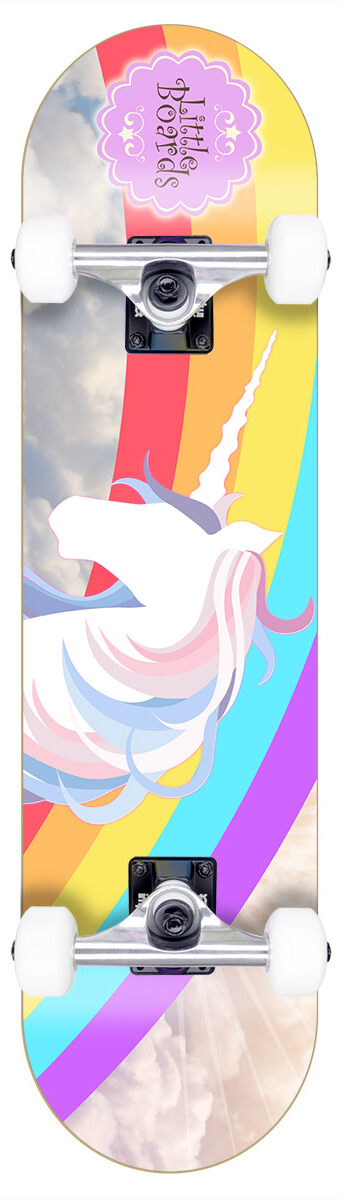 Little Boards Unicorn Kids Komplettboard 7.0 Little Boards "Einhorn" Kinder-Skateboard 6.5