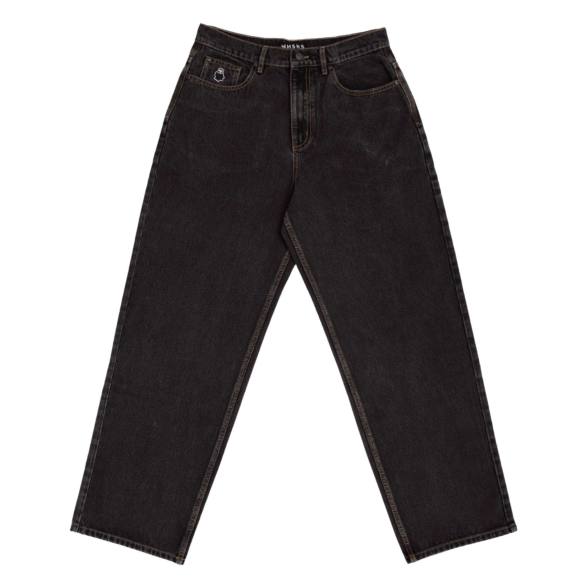 NNSNS Pant BIGGERFOOT DENIM, washed black 24/30