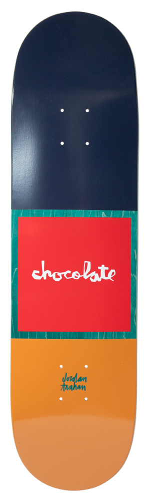 Chocolate Skateboard Deck Trahan Red Square 8 375
