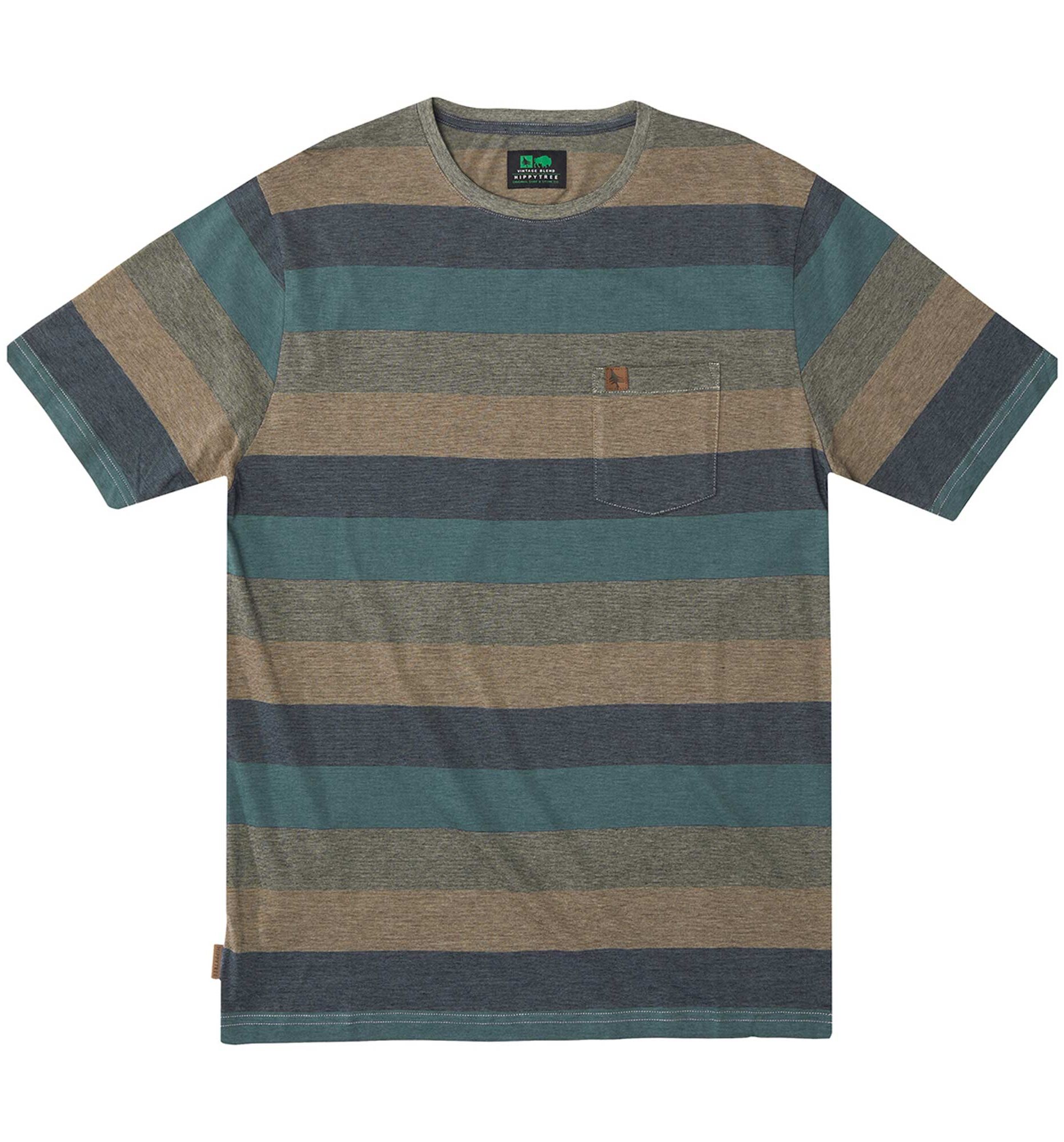 HIPPYTREE T-Shirt RIVERTON KNIT heather blue HIPPYTREE T-Shirt RIVERTON KNIT heather blue