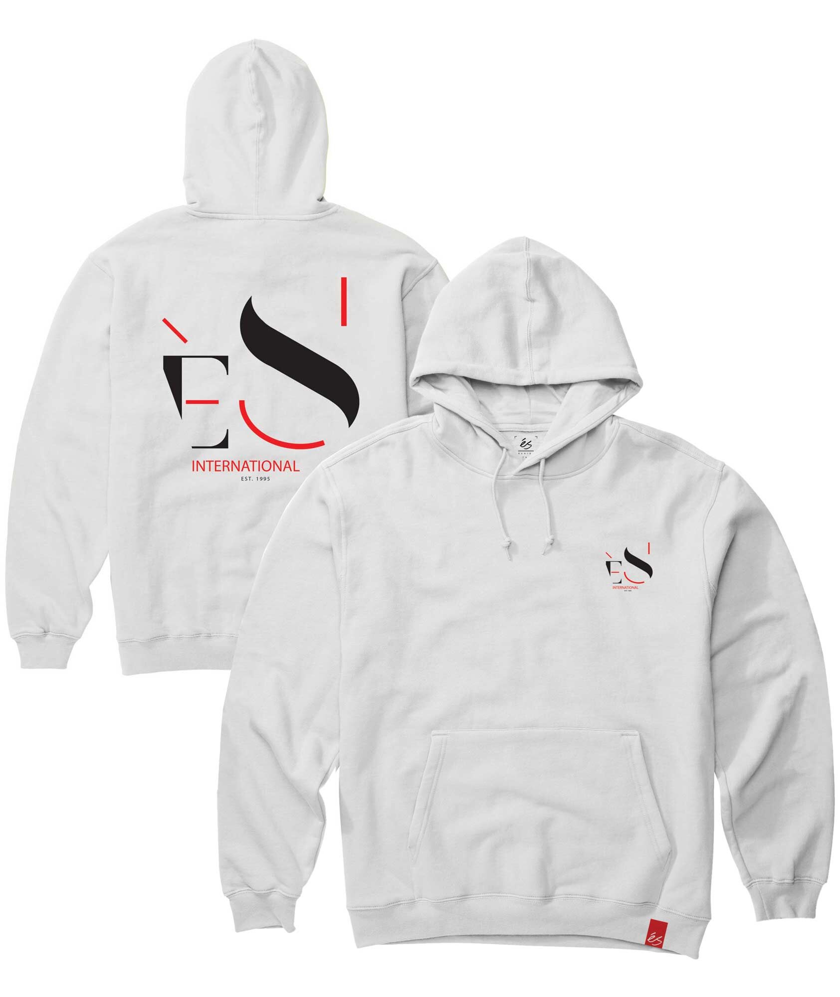 essmswh-cuthoo-white eS SKB Sweat CUTOUT HOOD white