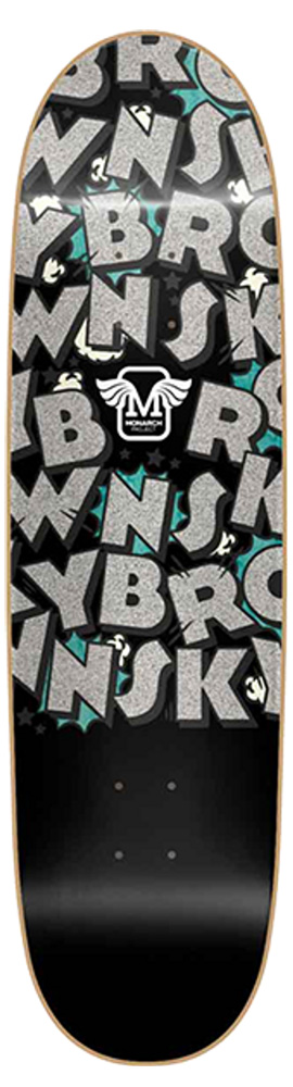 Monarch Skateboard Deck Brown Rialto R7 8,5