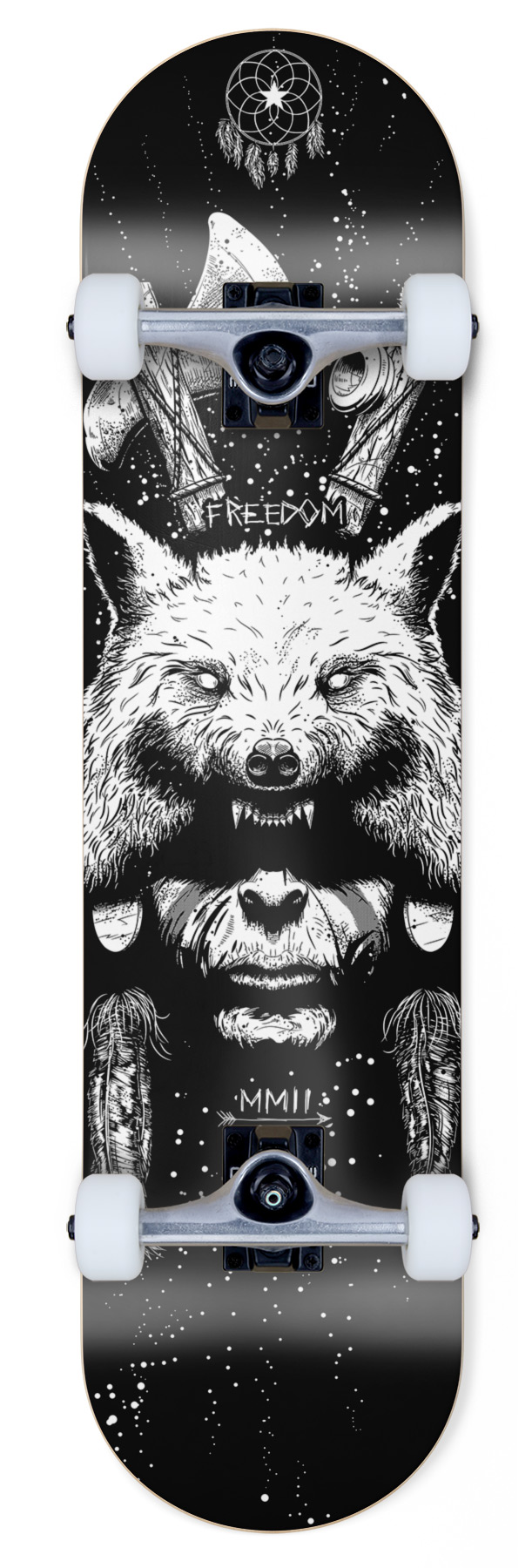 Freedom komplett Skateboard Shaman 8.50