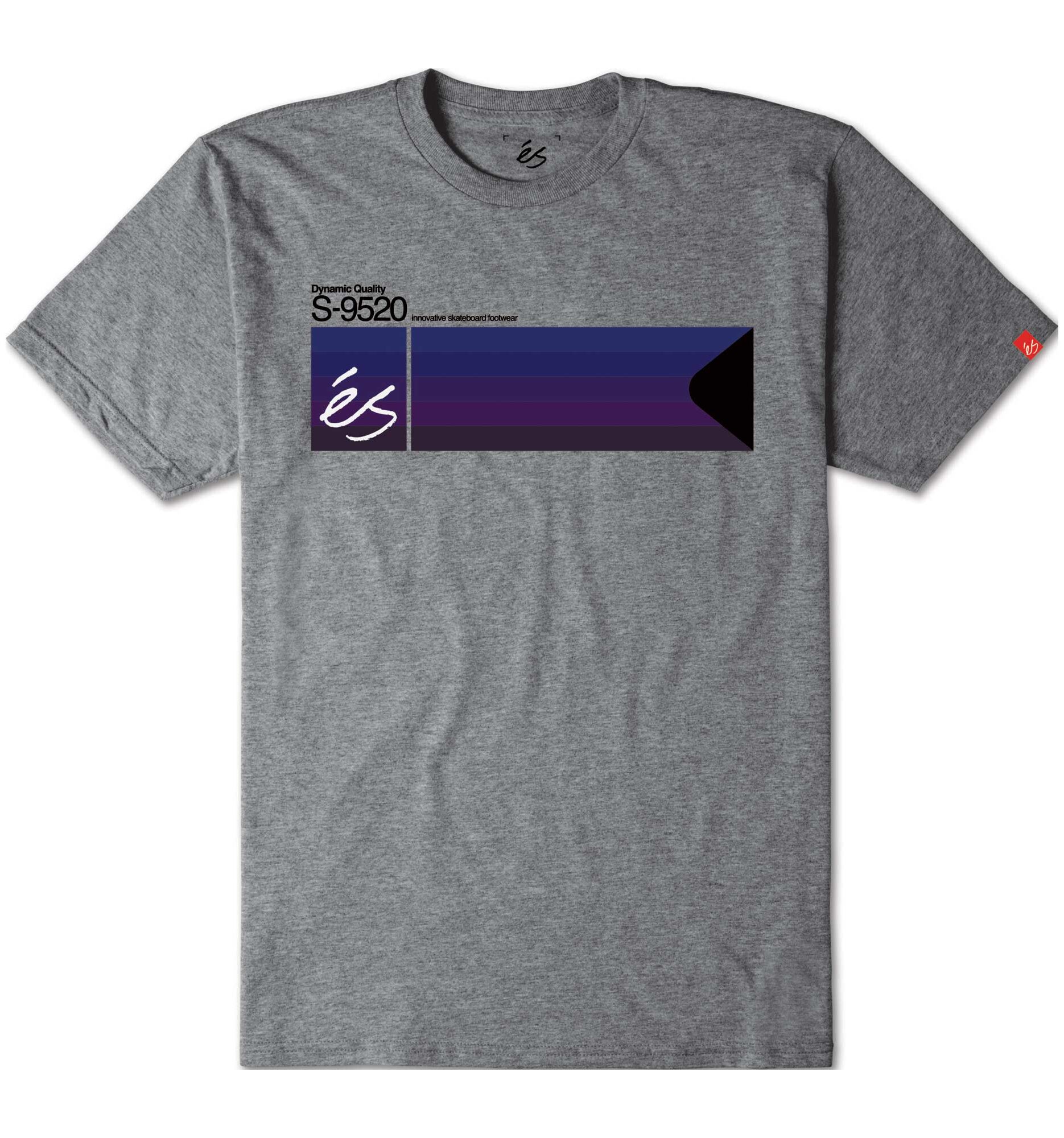 eS SKB T-Shirt DYNAMIC QUALITY SS, grey/heather S