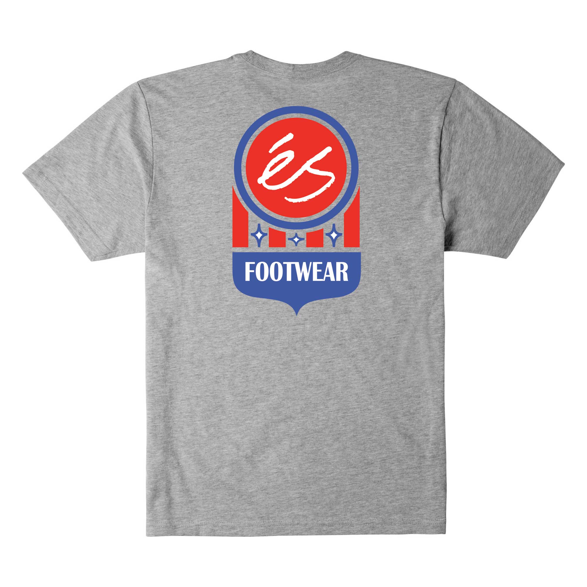eS SKB T-Shirt COURT LOGO grey heather