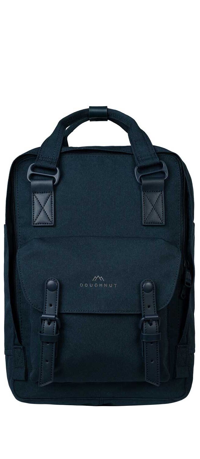 Doughnut Macaroon Meditative Dark Rucksack - midnight blue