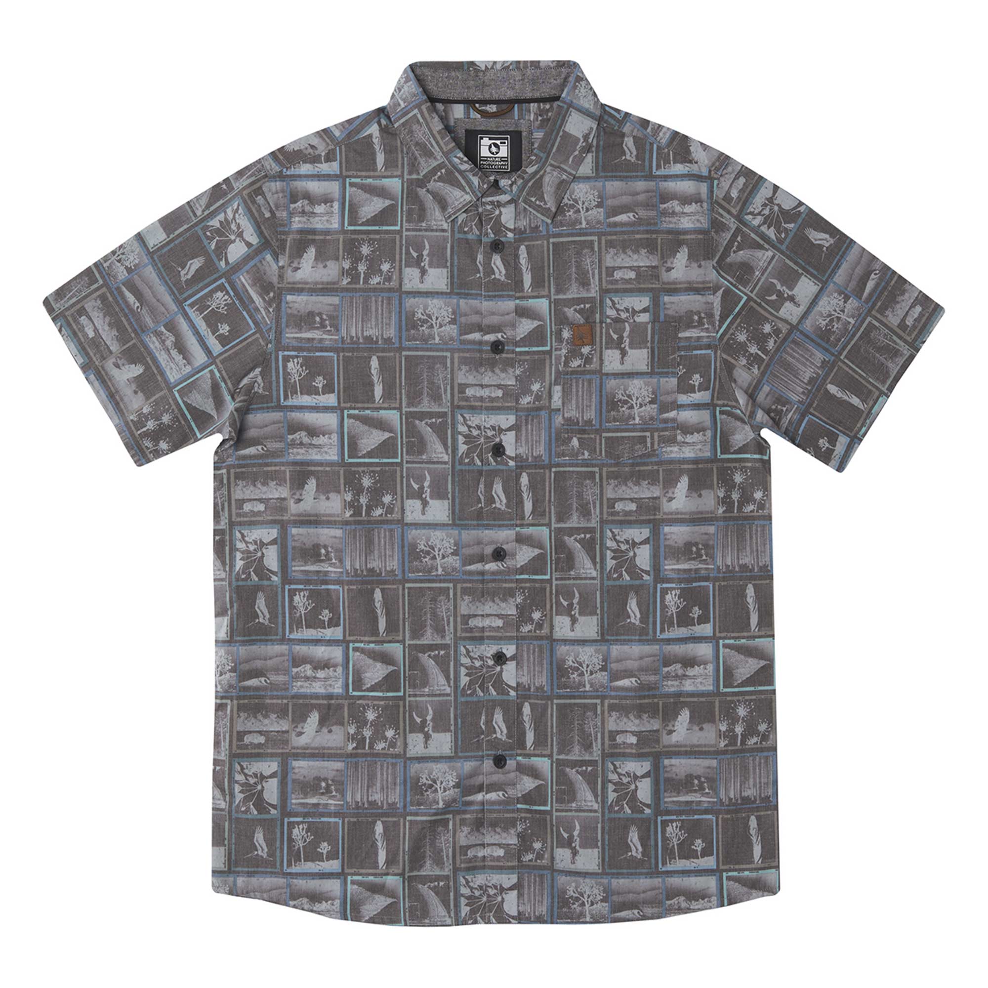 HIPPYTREE Shirt CONTACT Woven asphalt HIPPYTREE Shirt CONTACT Woven, asphalt L