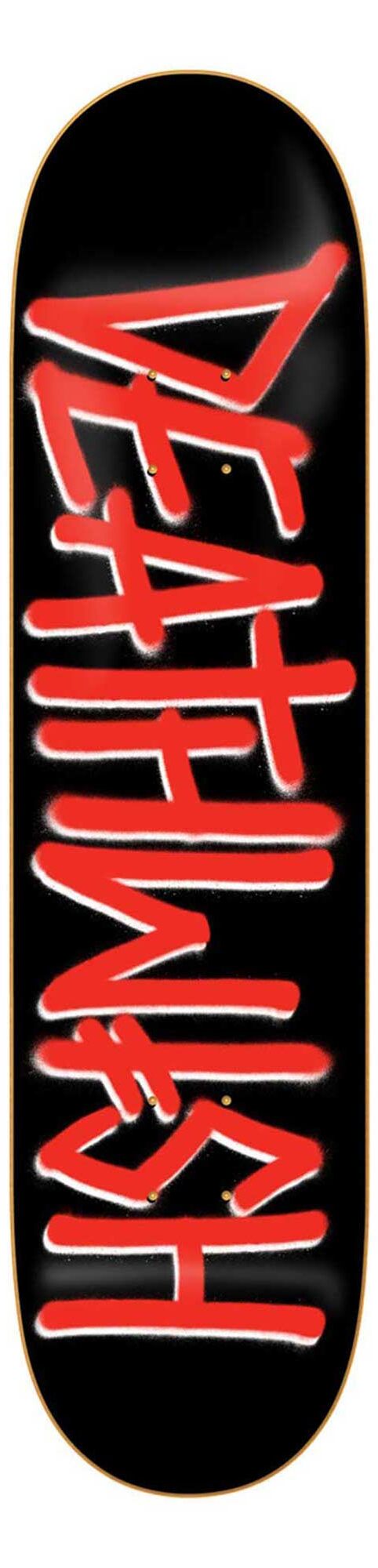 DEATHWISH Deck DEATHSPRAY RED (black/red) 8.5 DEATHWISH Deck DEATHSPRAY RED (black/red) 8.5
