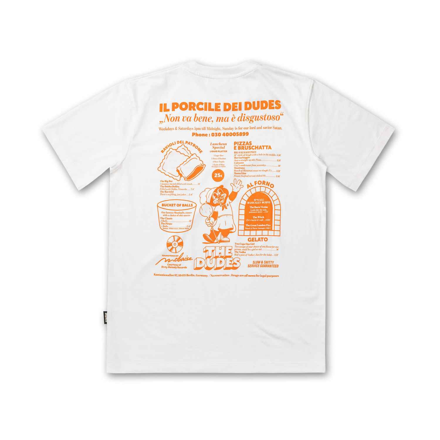 The Dudes By Dudes T-Shirt - off-white The Dudes Bei Dudes T-Shirt - off-white XXXL