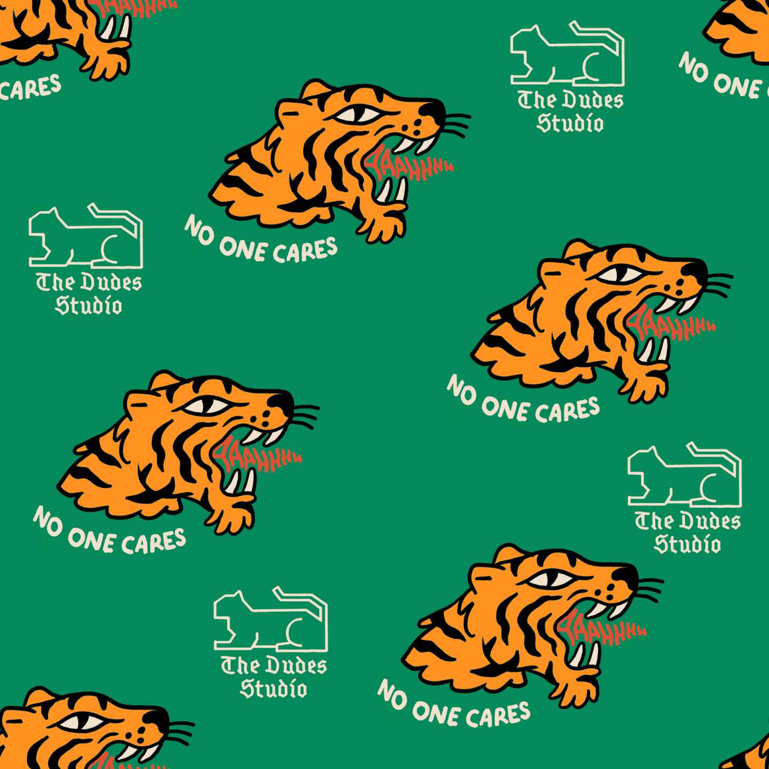10057862-2 The Dudes No one cares pattern Sweatpants - Multicolor XXXL