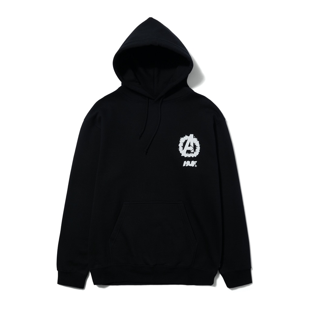 HUF Cosmic Assemblage Hoodie - black XXL