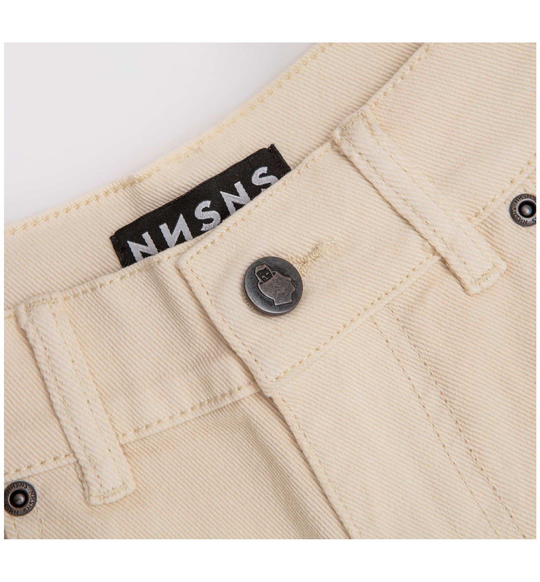 NNSNS Pant BIGFOOT SHORT SUPERSTRETCH CANVAS, natural canvas 24