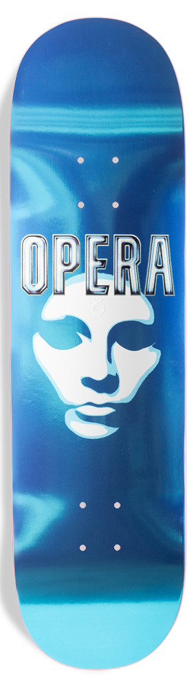 Opera Skateboard Deck Mask Logo 8,5