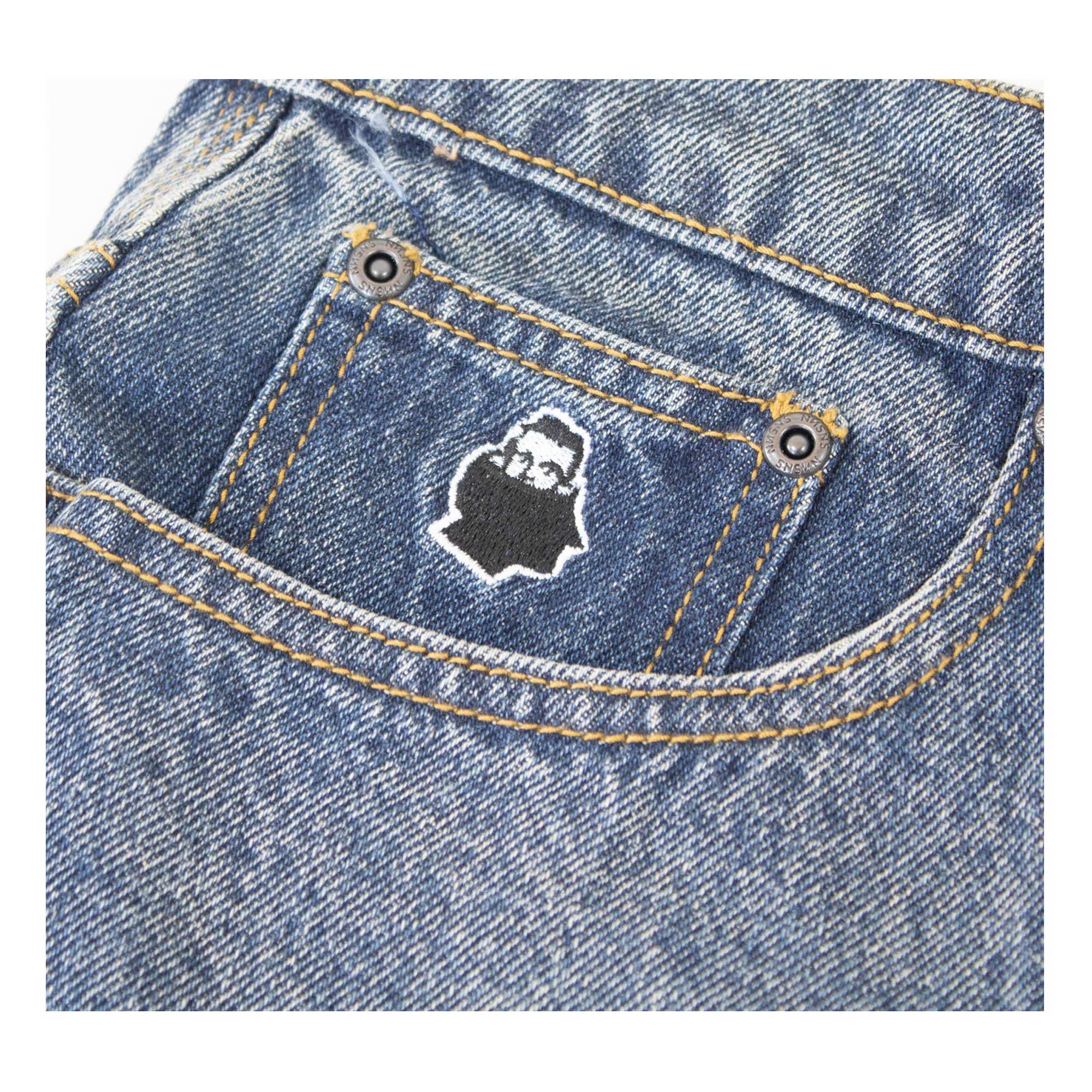 NNSNS Pant BIGGERFOOT DENIM, medium washed 36/34