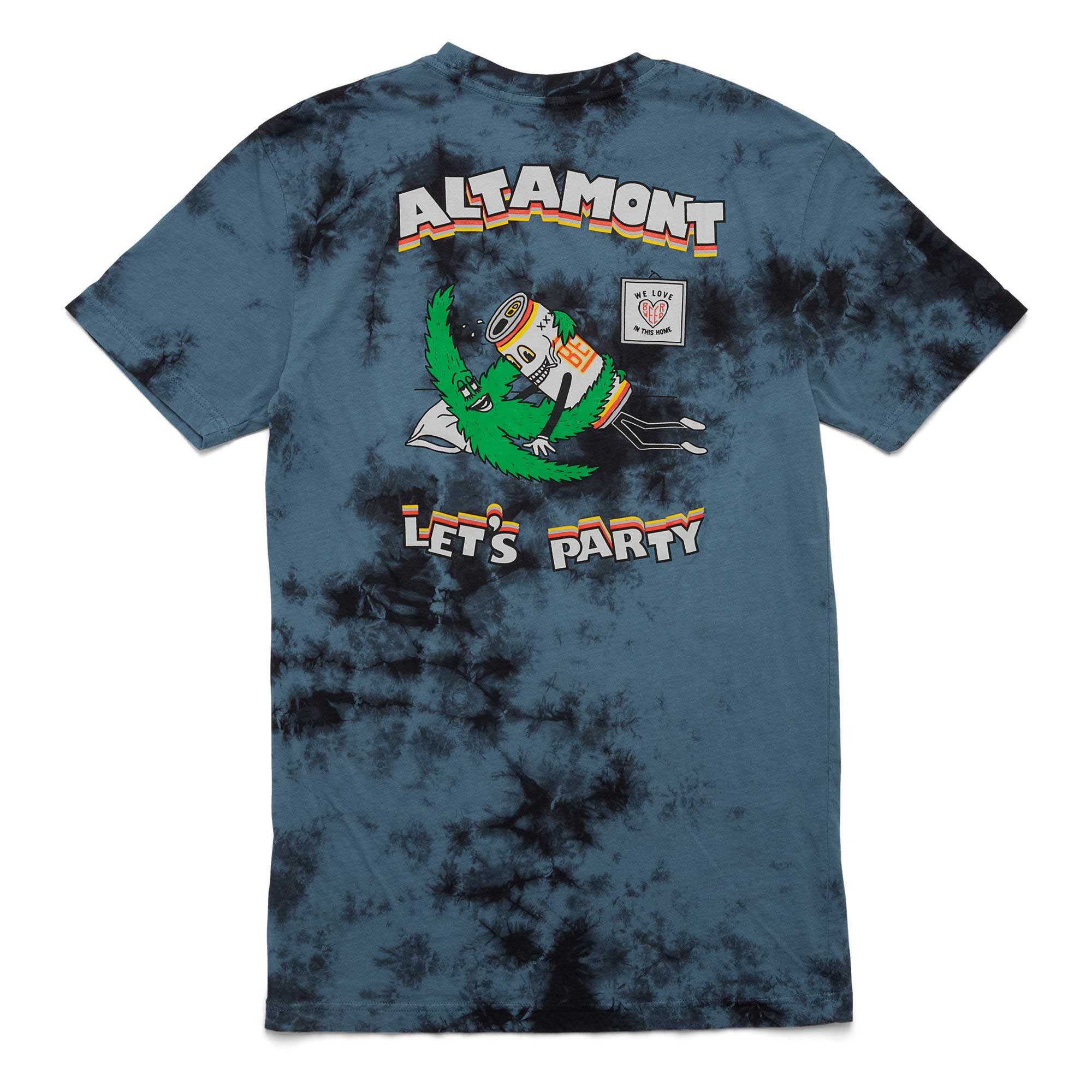 ALTAMONT T-Shirt LETS PARTY, ash S