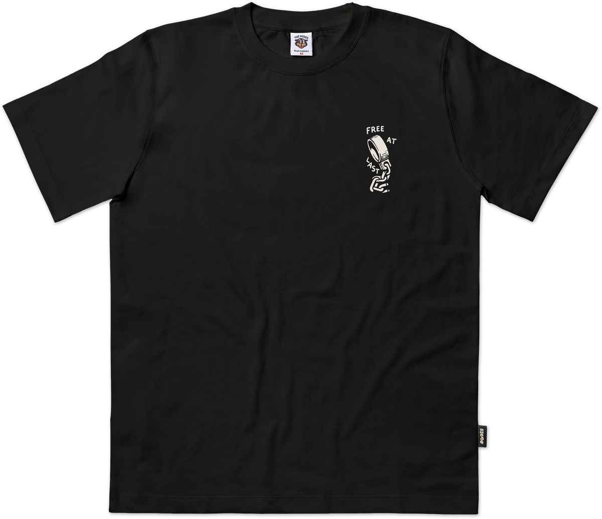 The Dudes Free At Last Classic T-Shirt - black The Dudes Free At Last Classic T-Shirt - black XXXL