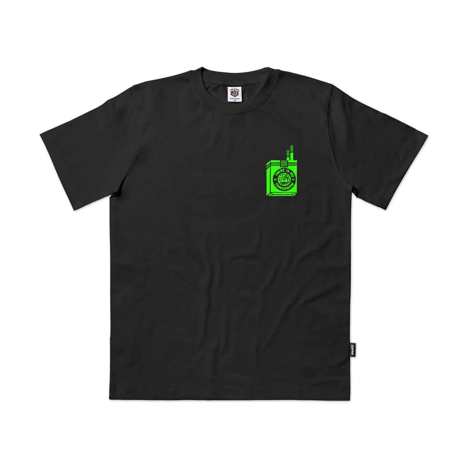 The Dudes Too Short Smokes Neon Classic T-Shirt - black