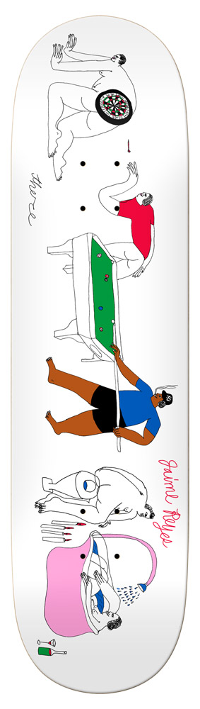 There Skateboard Deck Jamie Reyes Player Guest 8,06 There Skateboard Deck Jamie Reyes Player Guest 8,06