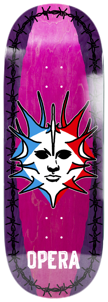 Opera Skateboard Deck Fatties Torn Spike 11,00