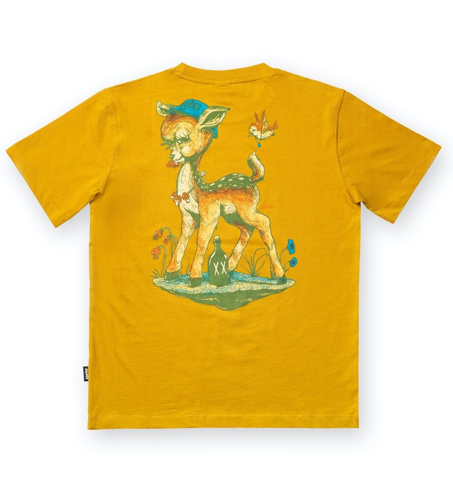 1005982-1 The Dudes Bamby T-Shirt - ochre XXL
