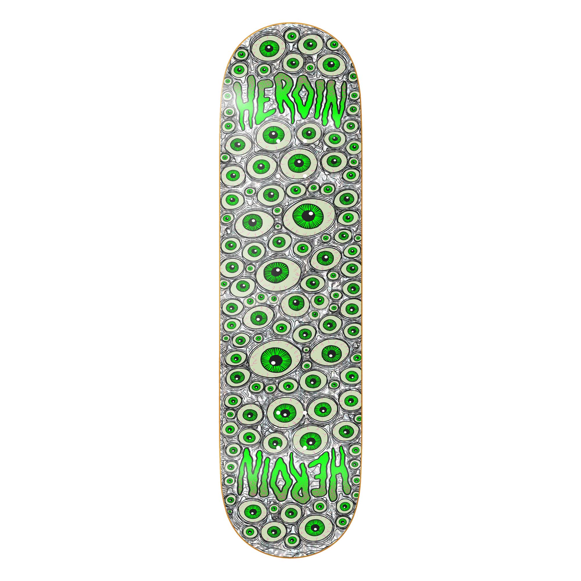 HEROIN Deck EyES HOLOGRAPHIC SYM 8.25, assorted 8.2