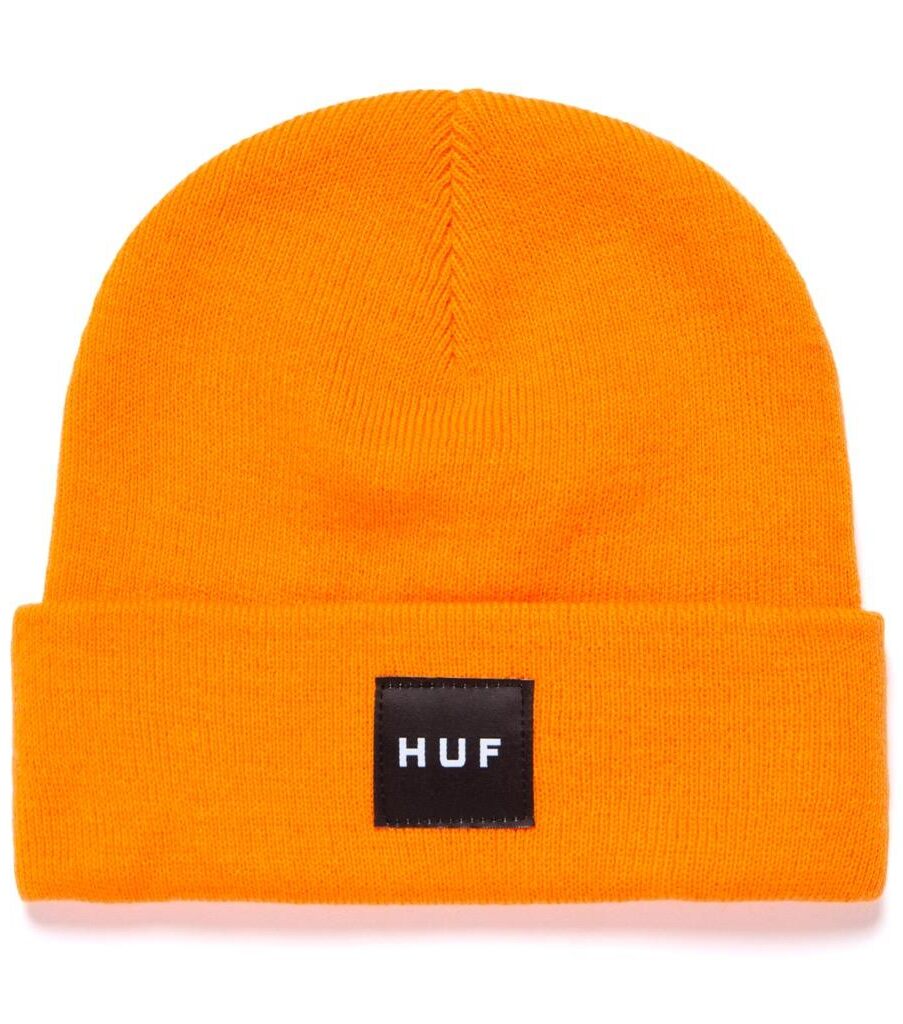HUF Essentials Box Logo Beanie orange