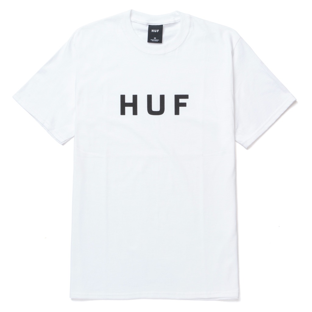 HUF Essentials OG Logo T-Shirt - white HUF Essentials OG Logo T-Shirt - white XL