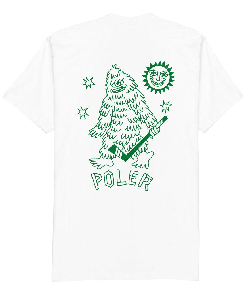 Poler Sasclops Hockey T-Shirt - blanc