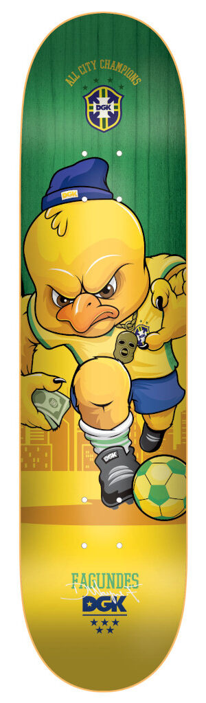 DGK All City Champions Fagundes Deck - 8.25 DGK All City Champions Fagundes Deck - 8.25