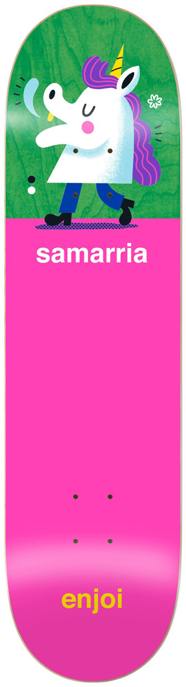 Enjoi Skateboard Deck Samarria High Waters R7 8,25