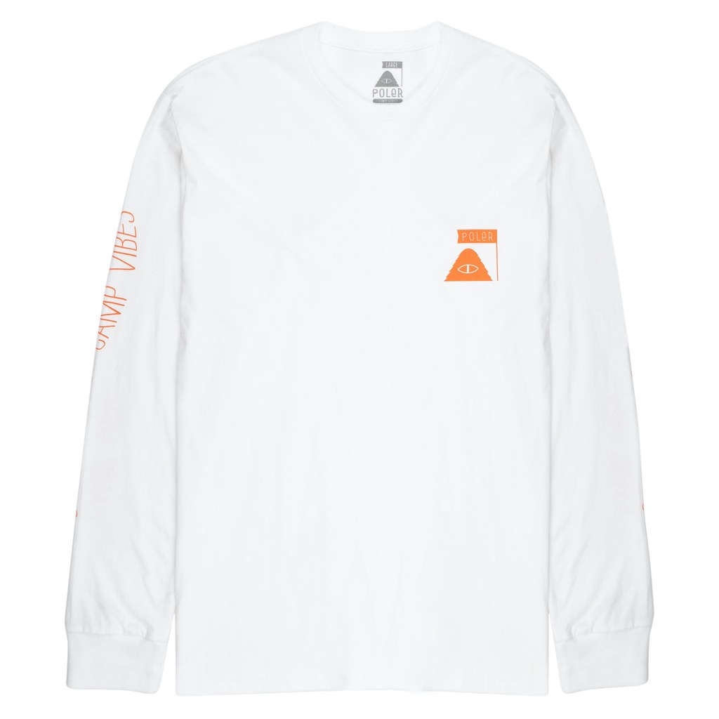 Poler Summit Longsleeve white XXL