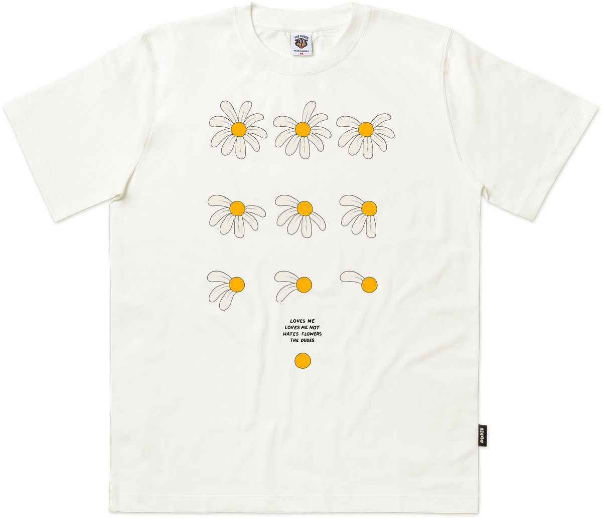 The Dudes Loves Me Not Classic T-Shirt - off-white The Dudes Loves Me Not Classic T-Shirt - off-white XS