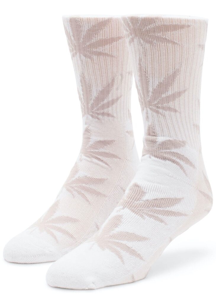 HUF Set Plantlife Socken - white HUF Set Plantlife Socken - white
