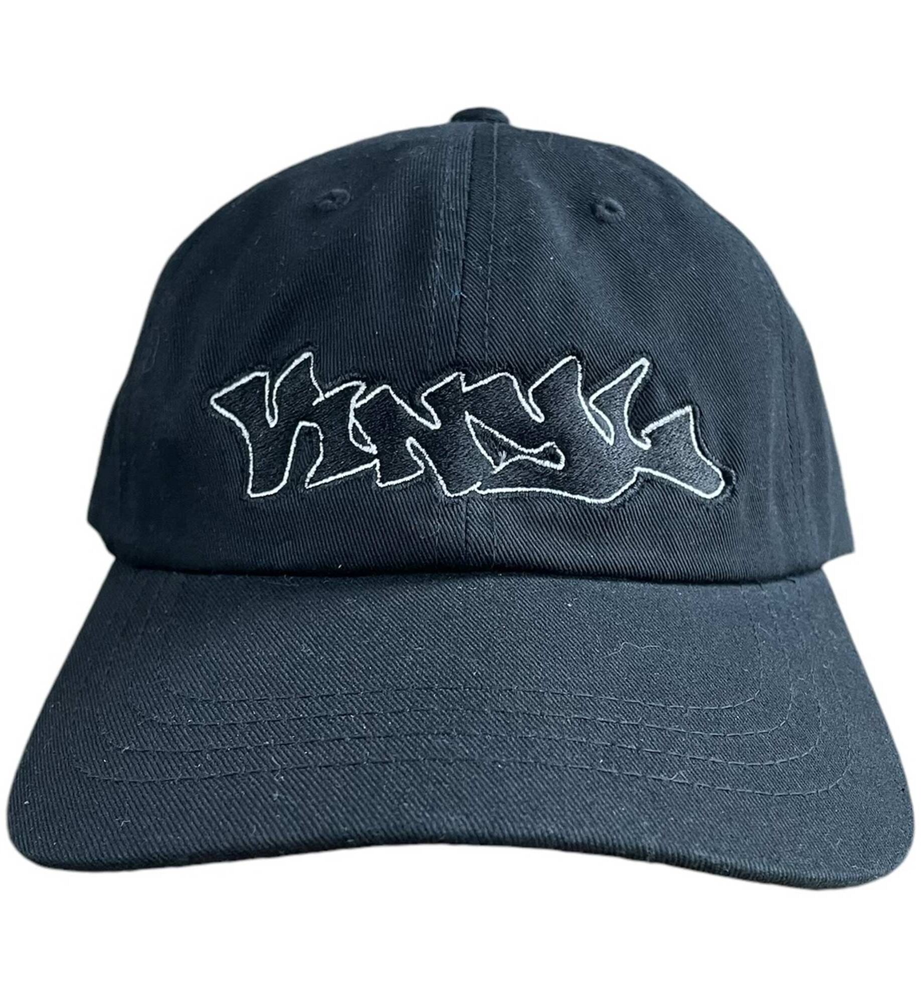 VINYL Cap GRAFFITI dad Hat, black VINYL Cap GRAFFITI dad Hat, black