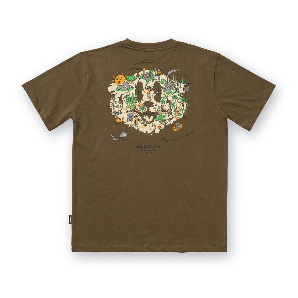 The Dudes Dudland T-Shirt - british khaki XXXL