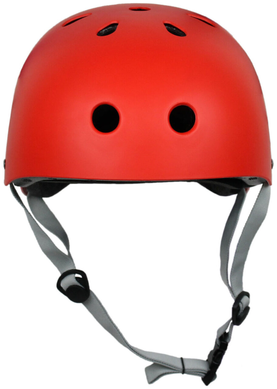 Krown Helm Red Krown Kids Helm White