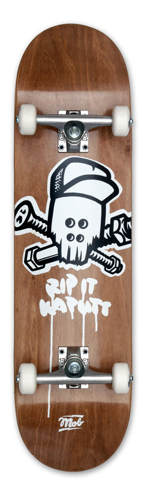 MOB Skateboards Complete skateboard Skull wood - 8.25