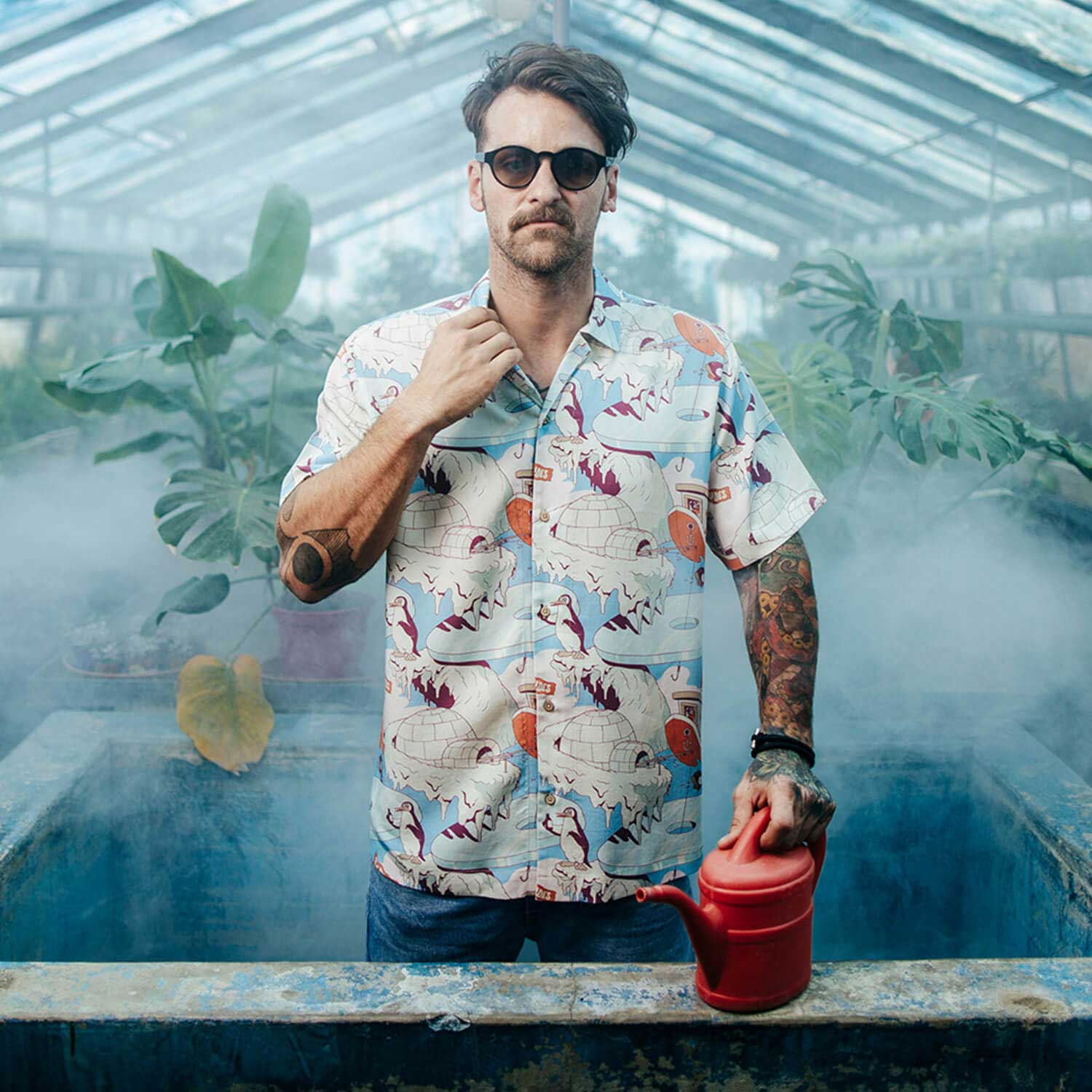 The Dudes Ice Job Hawaiian Shirt - Multicolor The Dudes Ice Job Hawaiian Shirt - Multicolor XXXL