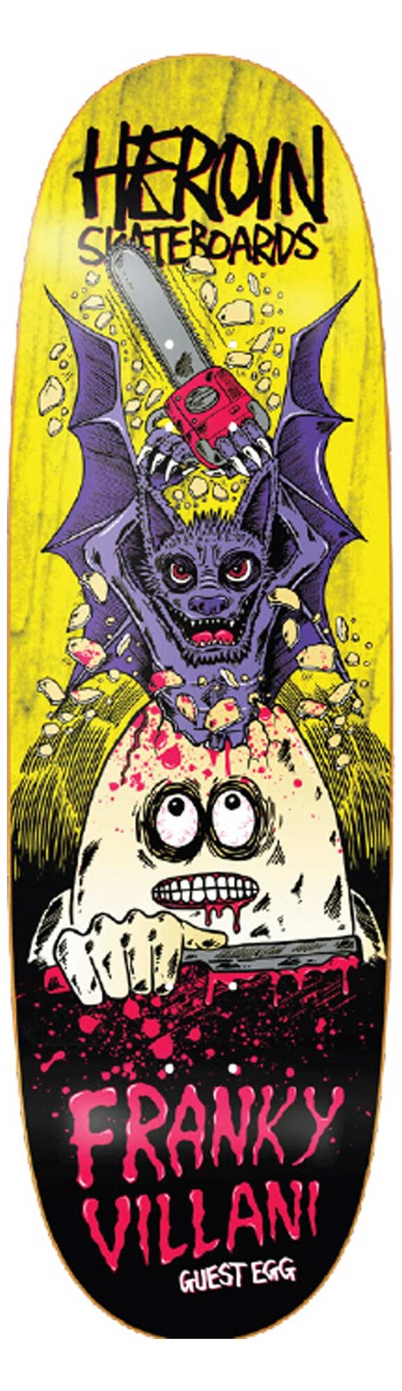 HEROIN Deck GUEST EGG FV 9.5, assorted 9.5