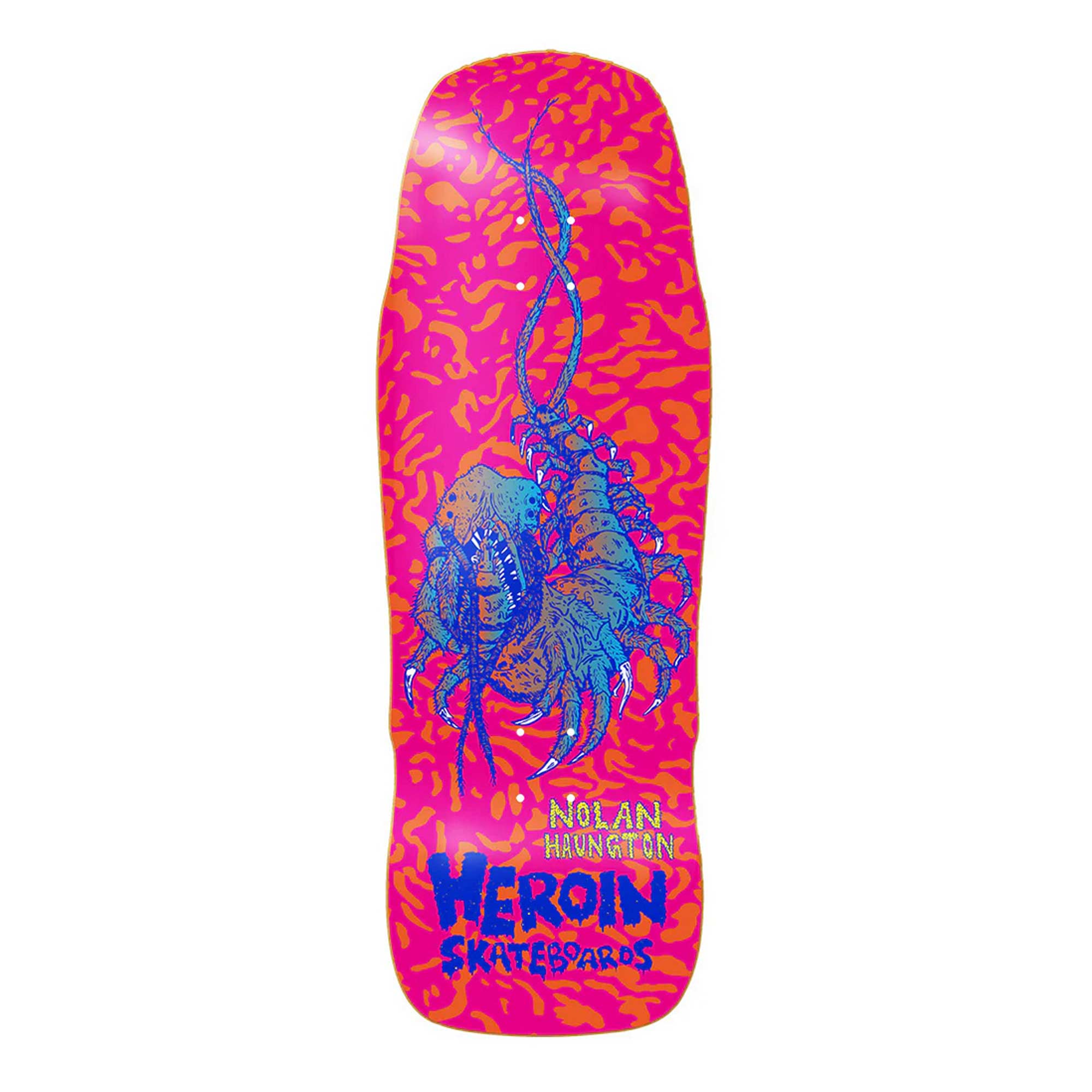 HEROIN Deck KNOCK OFF NH 10.25, pink 10.2 HEROIN Deck KNOCK OFF NH 10.25, pink 10.2
