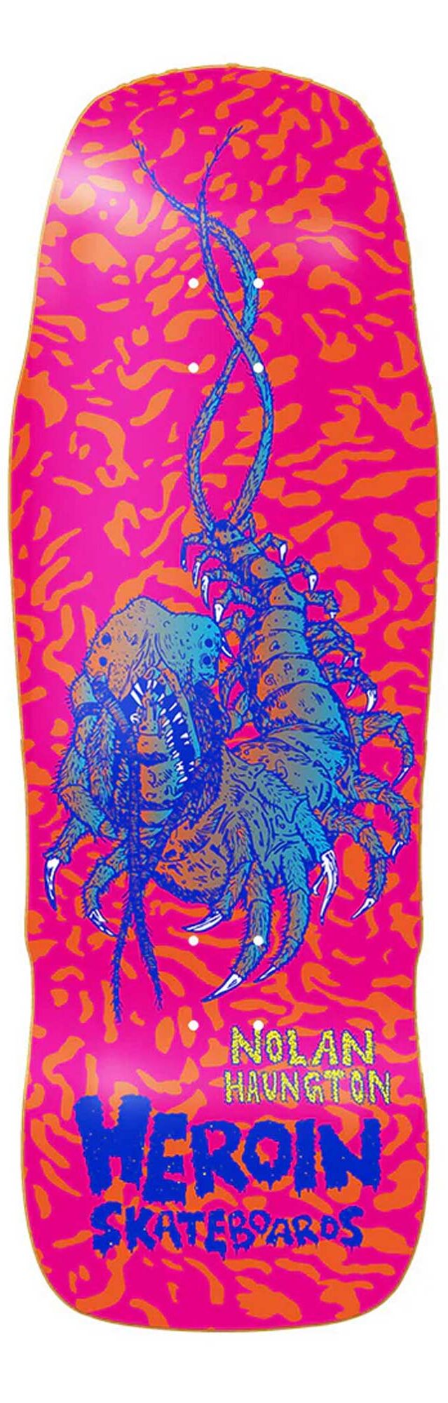 HEROIN Deck KNOCK OFF NH 10.25, pink 10.2 HEROIN Deck KNOCK OFF NH 10.25, pink 10.2