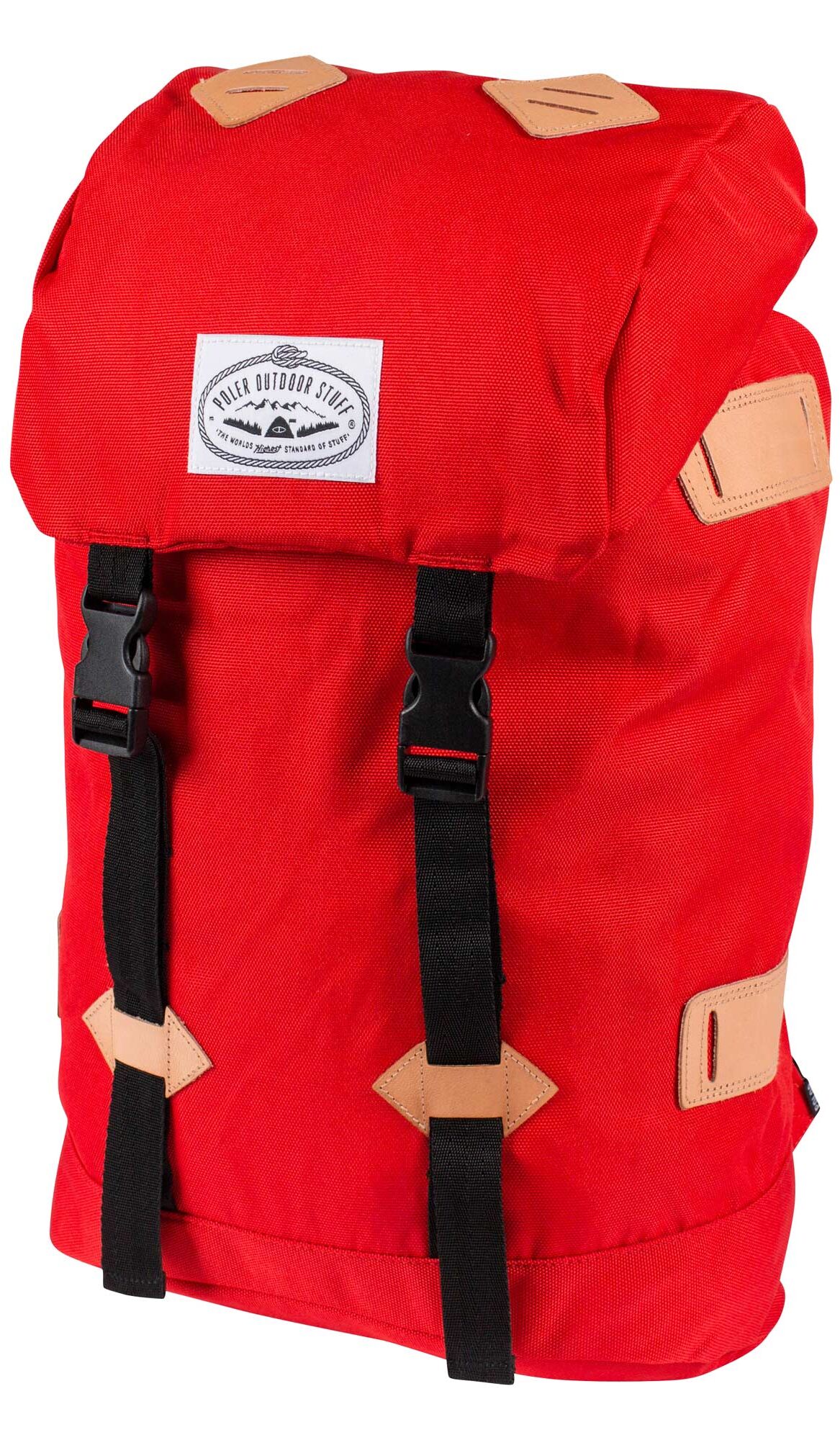 POLER Bag RETRO (CLASSIC) RUCKSACK, bright red