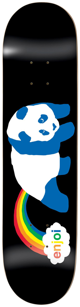 Enjoi Skateboard Deck Team Rainbow Fart HYB Black 7,75