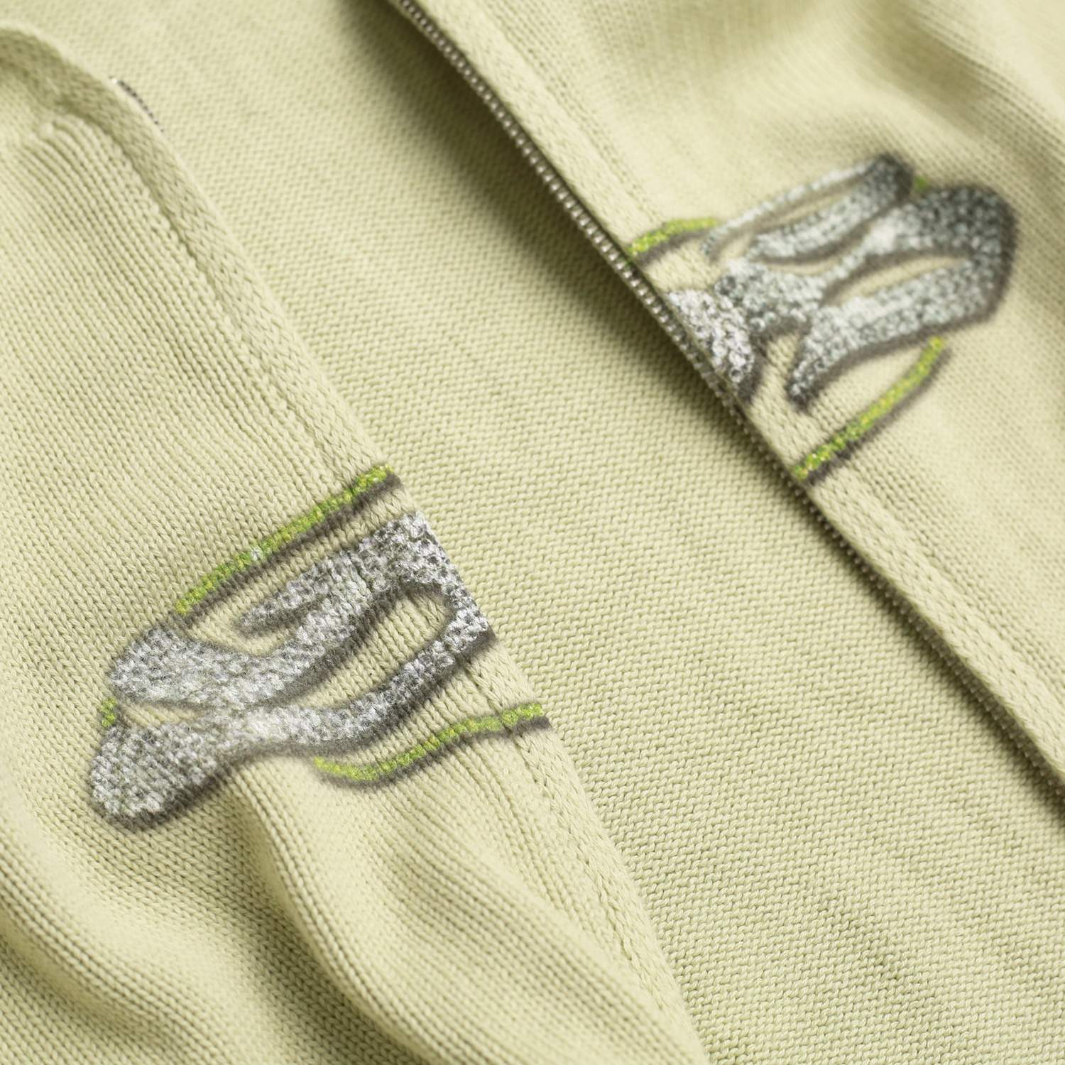 Yardsale Glitz Knitted Hood - lime