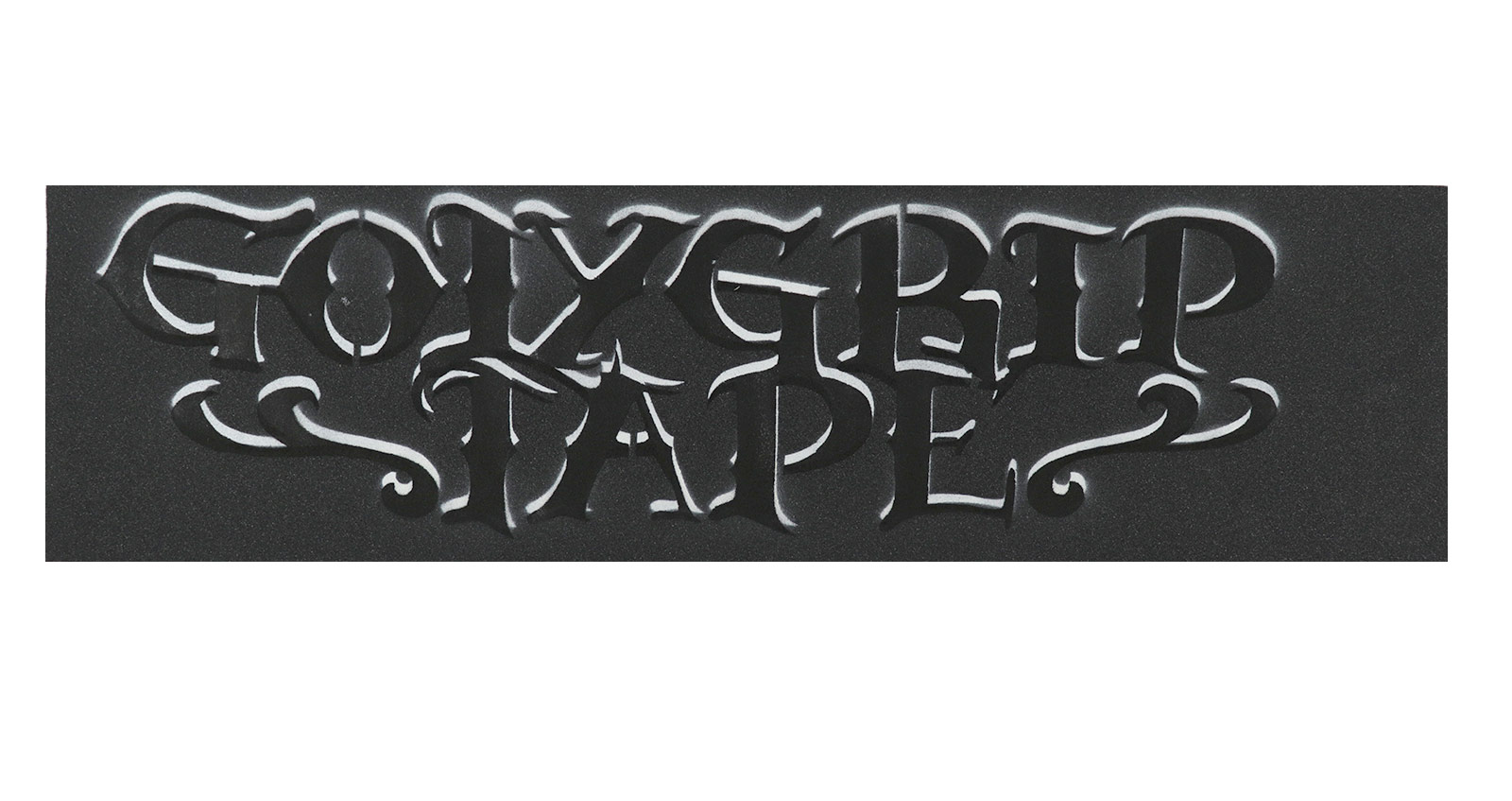Goly Skateboard Griptape Master Black White 9"