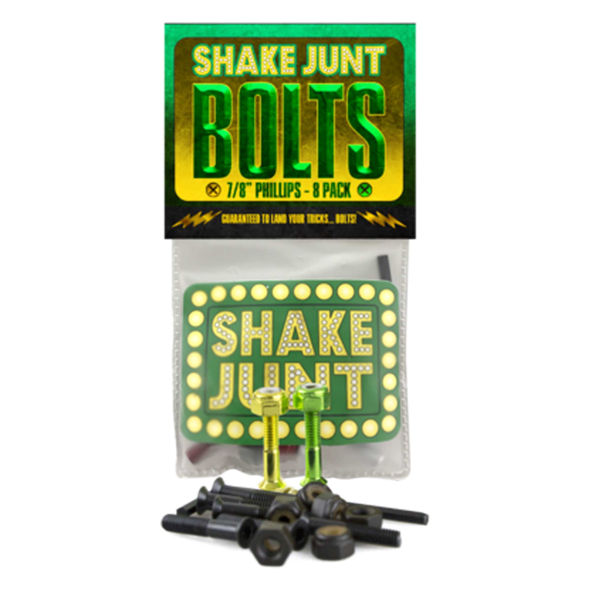 SHAKE JUNT Montagesatz PHILLIPS SJ HARDWARE 78 1gr/1ye/6bl Single, green-yellow 7/8 SHAKE JUNT Montagesatz PHILLIPS SJ HARDWARE 78 1gr/1ye/6bl Single, green-yellow 7/8