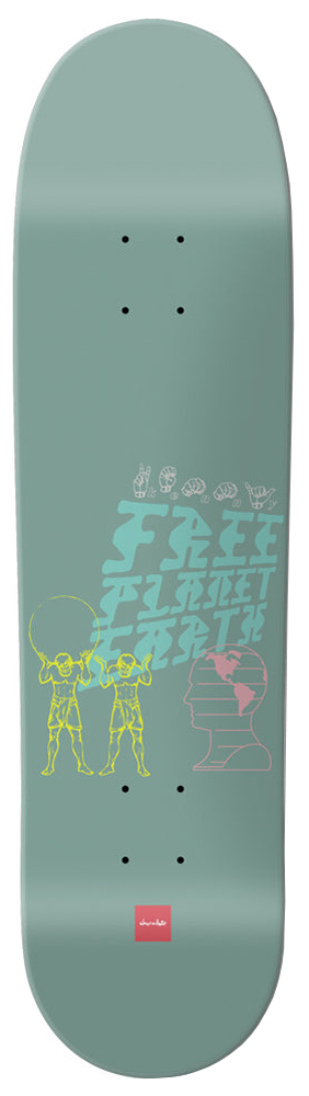 Chocolate Skateboard Deck Anderson Free Planet Earth 8,5