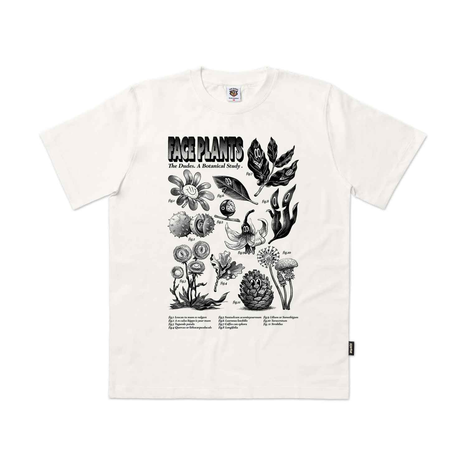 The Dudes Faceplant Seasonal T-Shirt - off white XXL